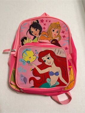 Disney Princess Little Mermaid 16” Backpack Girls Bag School Lunch Box Set